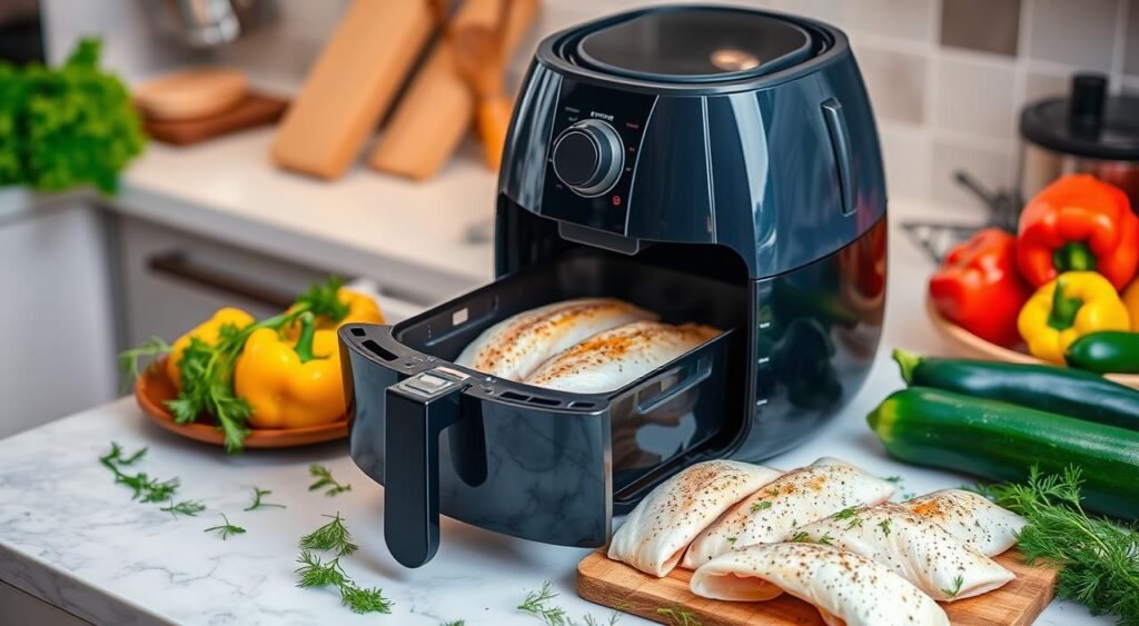 air fryer fish cooking