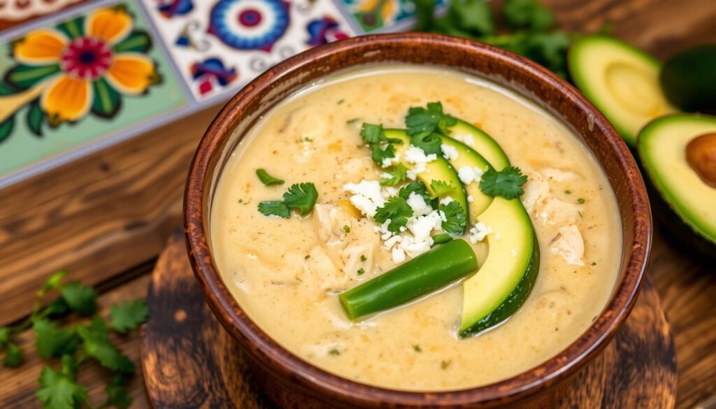 chicken poblano soup