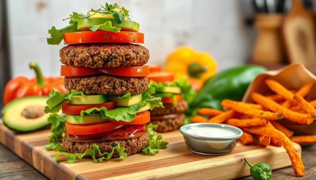 soy protein burgers