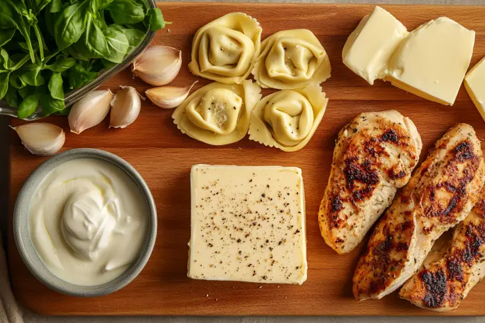 Ingredients for Olive Garden Tortellini Recipe