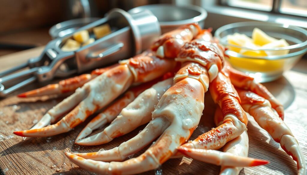 Cleaning Snow Crab Legs