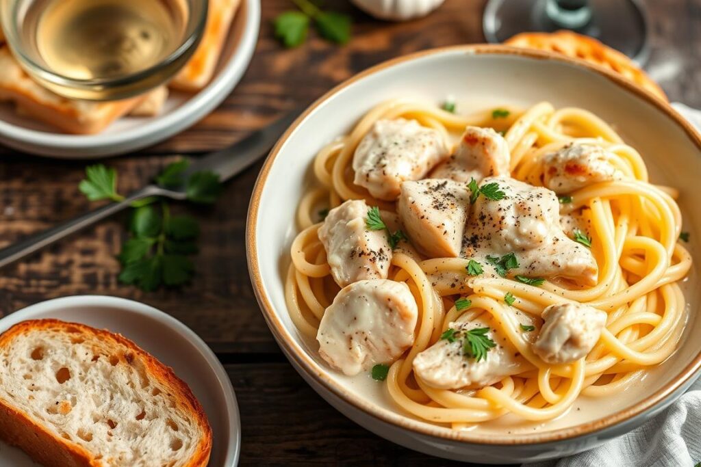 Creamy Garlic Parmesan Chicken Pasta