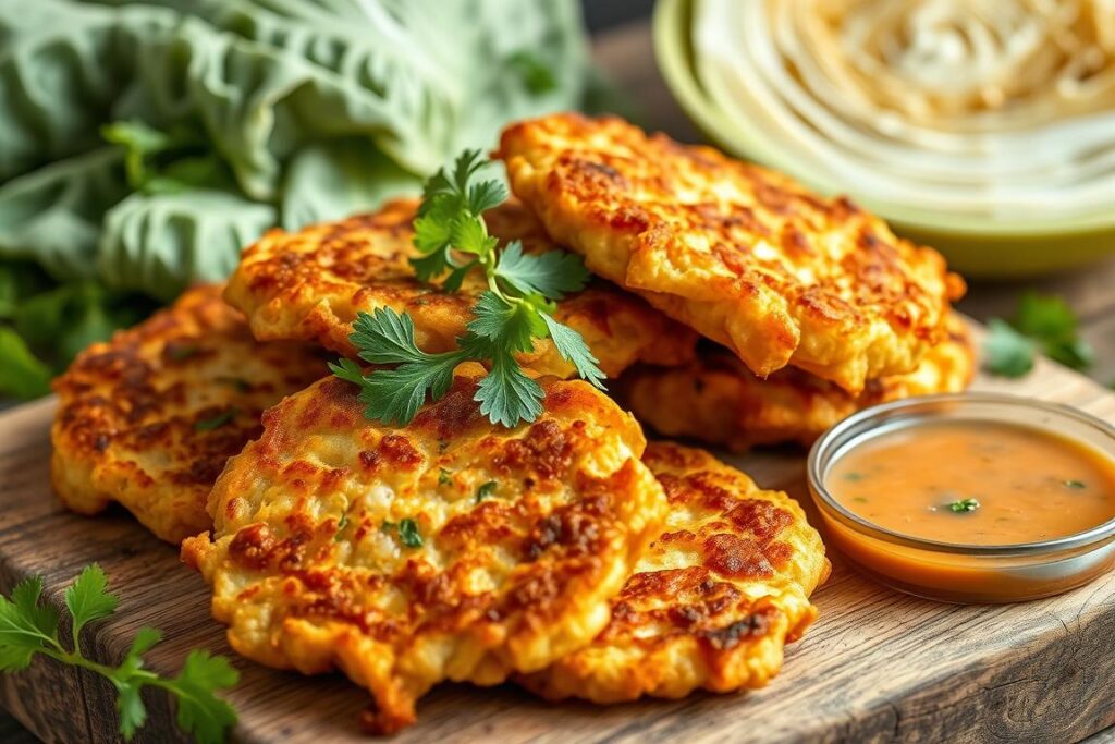 Crispy Cabbage Fritters