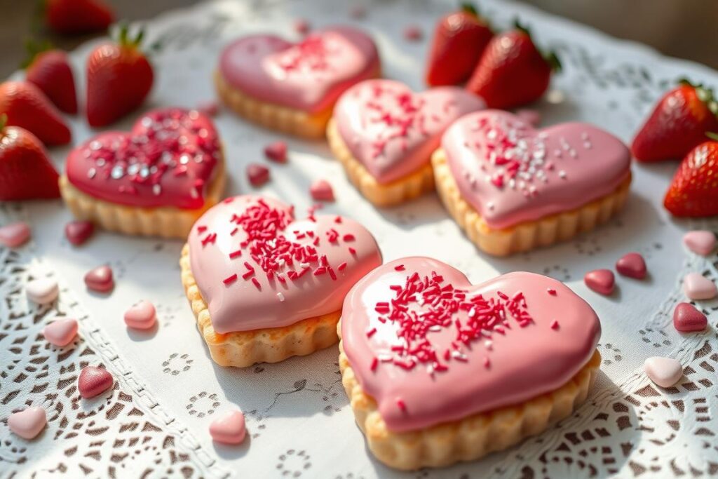 Valentine's Day Food Decorating Pastries