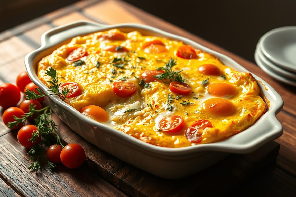 egg bake with cottage cheese