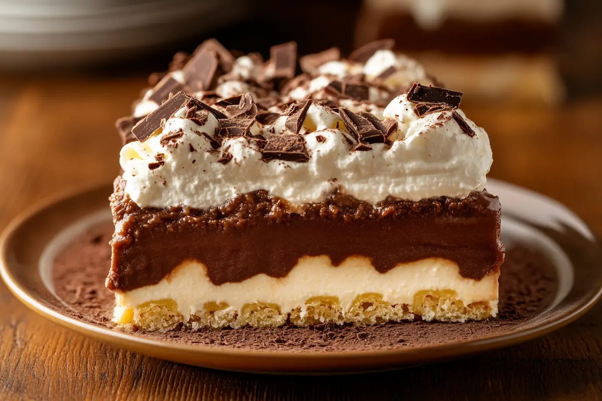 Hot Chocolate Lasagna