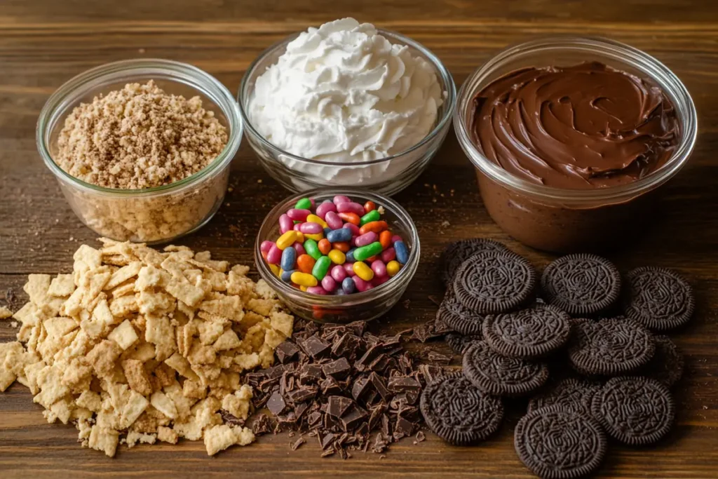 Dirt cake ingredients