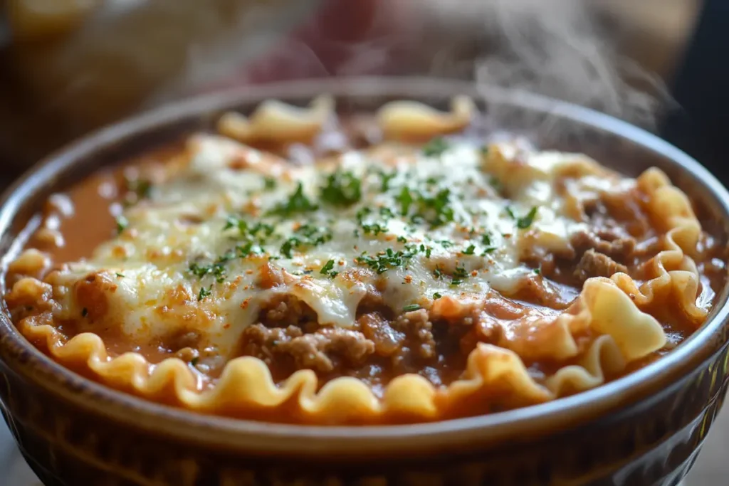 The BEST Lasagna Soup Recipe